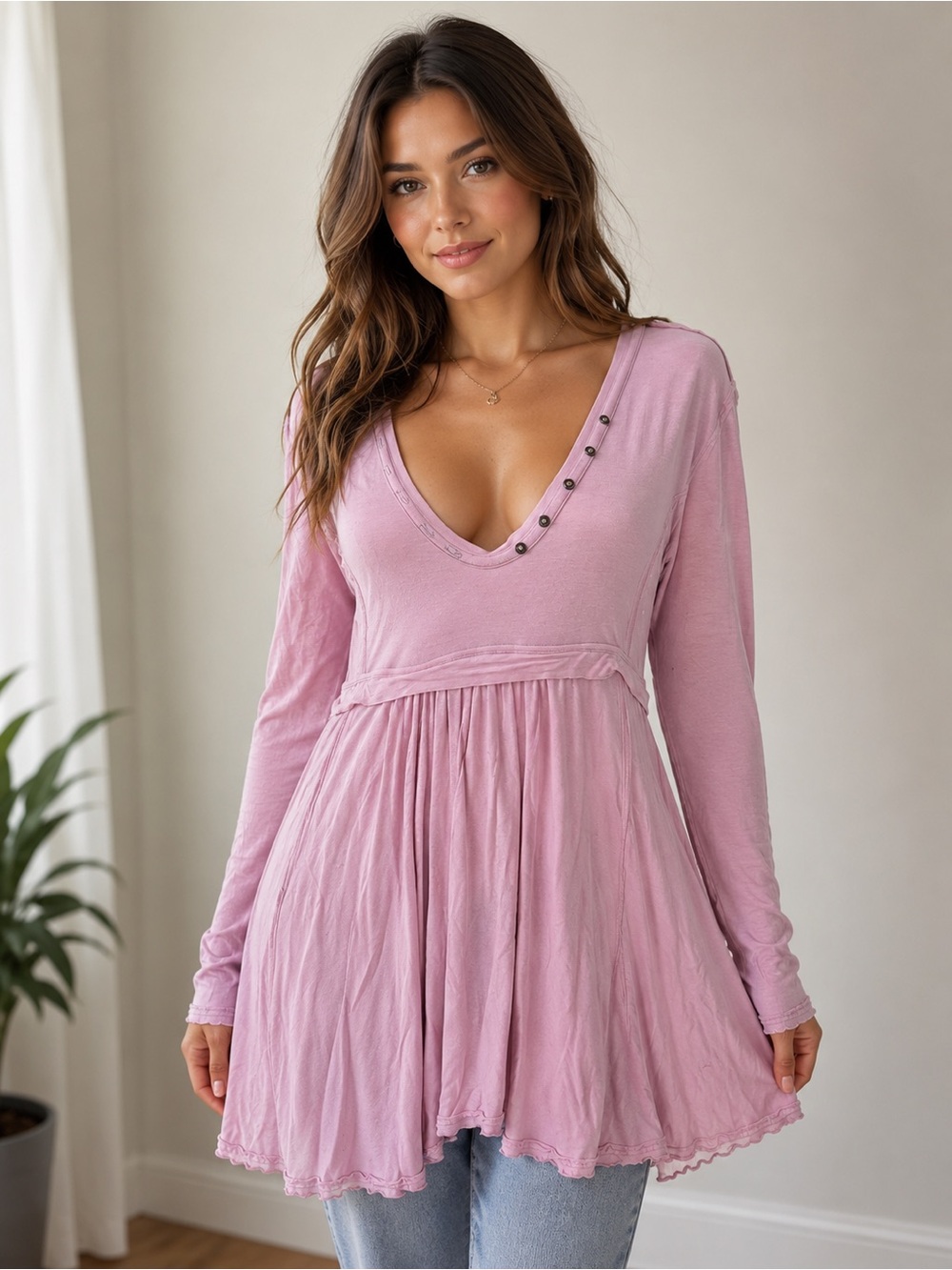 Free people Birdie Henley
